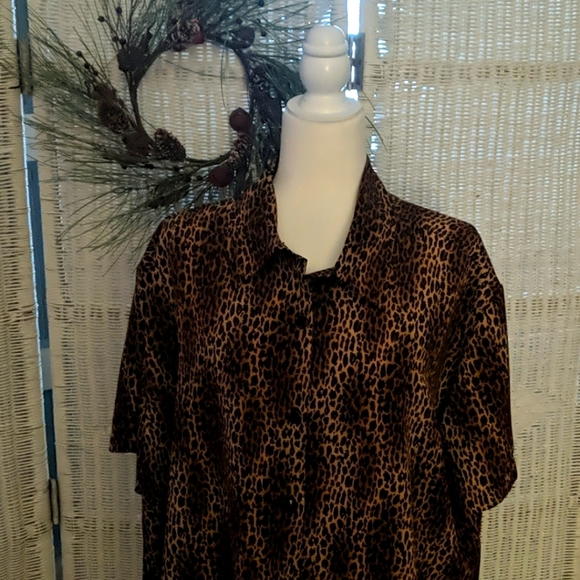 T R  Bentley Tops - NWOT  Print Top